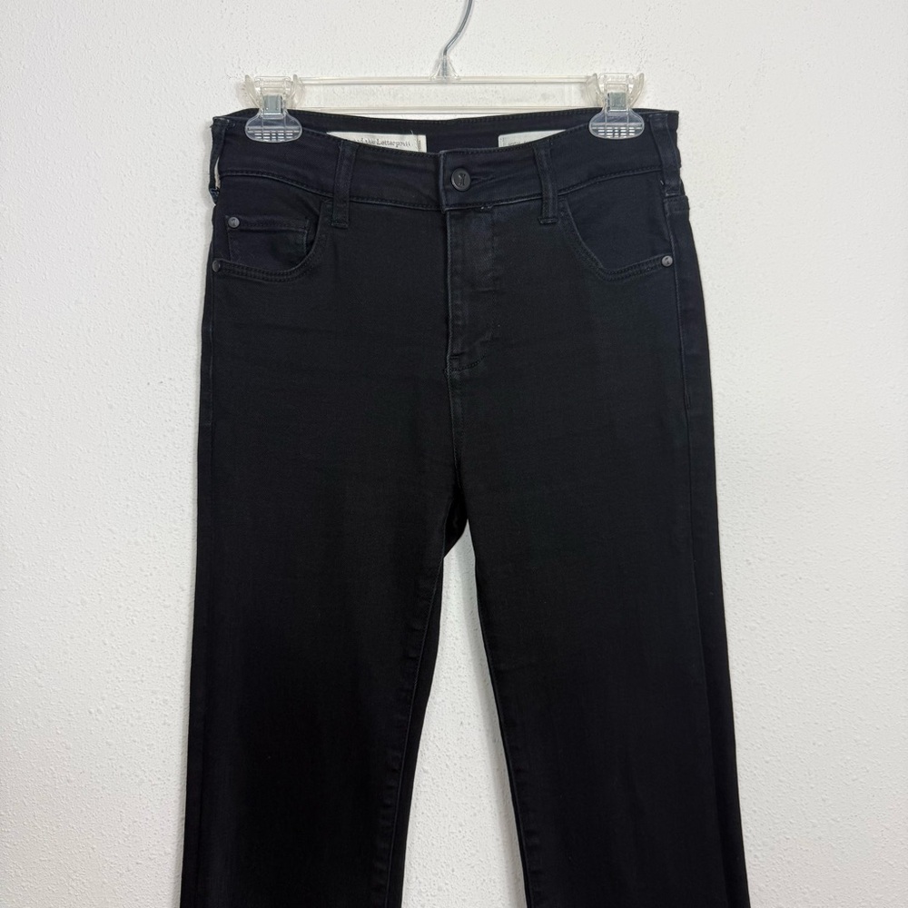Anthropologie Pilcro Black High Rise Bootcut Jean Sz 27 - Picture 2 of 9